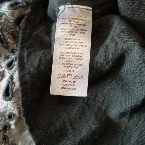 LOFT Boho Floral Tank Top Blouse S - Picture 9 of 11